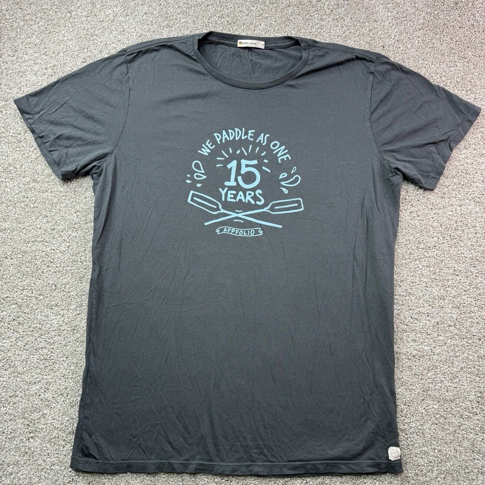 Marine Layer Sport‎ Short Sleeve T-Shirt Tee Mens Medium Green Shirt Palm Trees